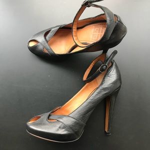Givenchy peep toe heels